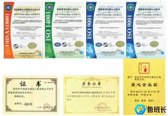 企業項目榮譽