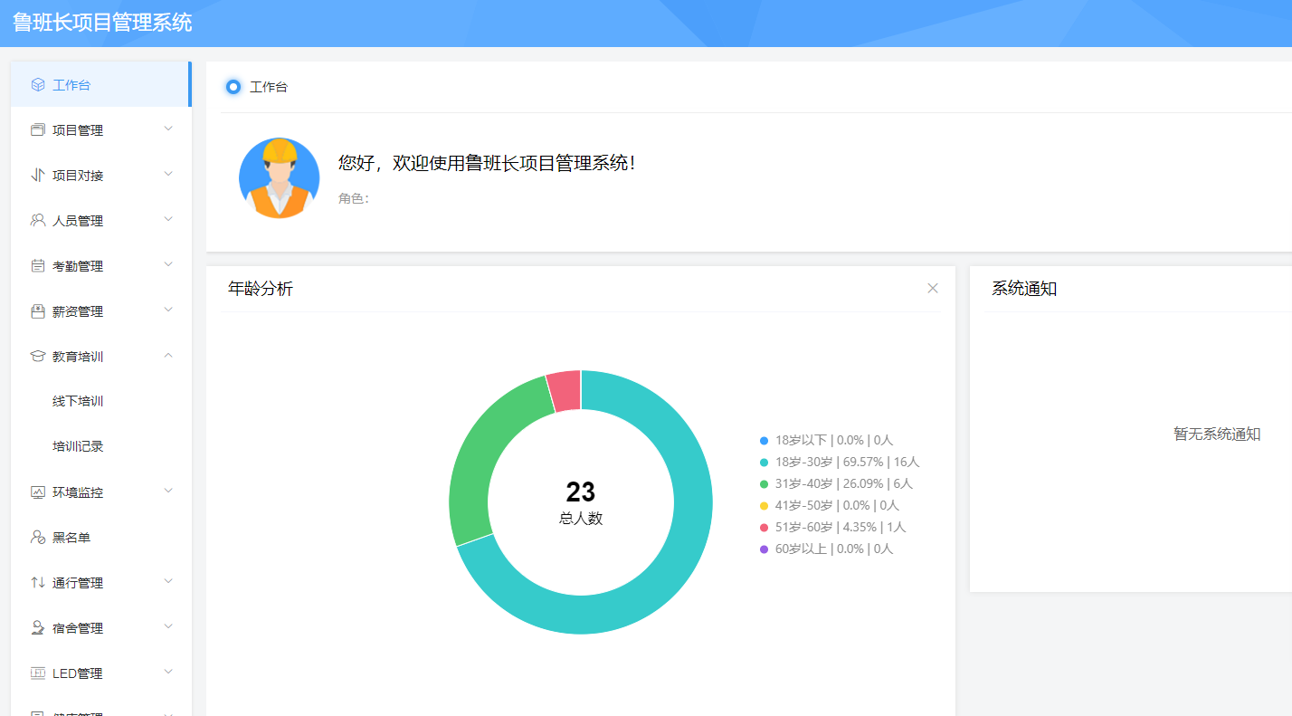 項目工地考勤系統